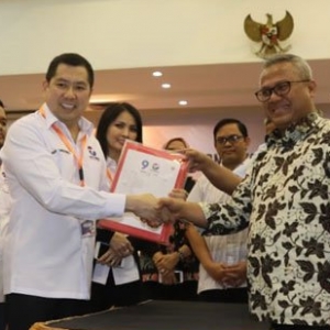 Perindo Resmi Daftarkan 575 Caleg Ke KPU