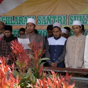 Santri Sukabumi Deklarasikan Dukung Jokowi