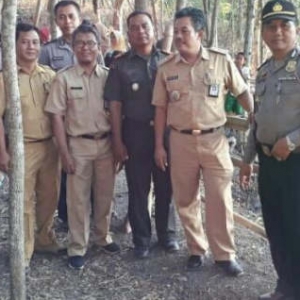 Tim ESDM Jateng Lakukan Pengecekan  Lokasi Semburan Api Di Sragen