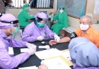 Polres Sukoharjo Laksanakan Vaksin Dosis I untuk Tahanan