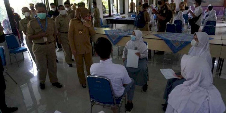 Pemkab Pekalongan mulai vaksinasi pelajar. RMOL Jateng