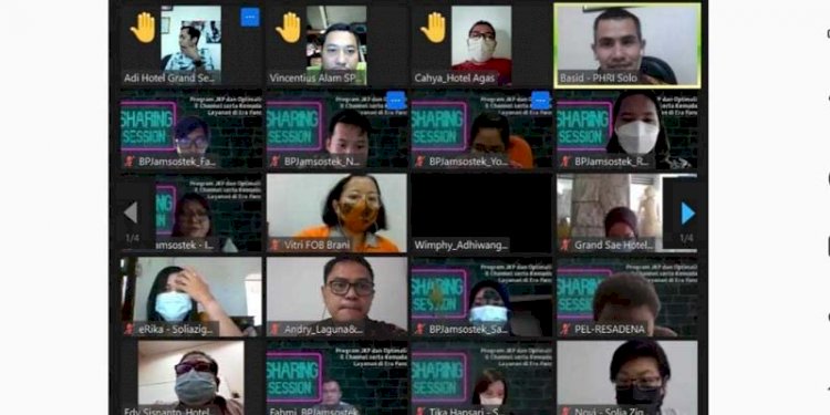 BPJAMSOSTEK Cabang Surakarta menggencarkan sosialisasi program jaminan kehilangan pekerjaan (JKP) kepada perusahaan dan peserta dalam webinar, Rabu (21/7). 