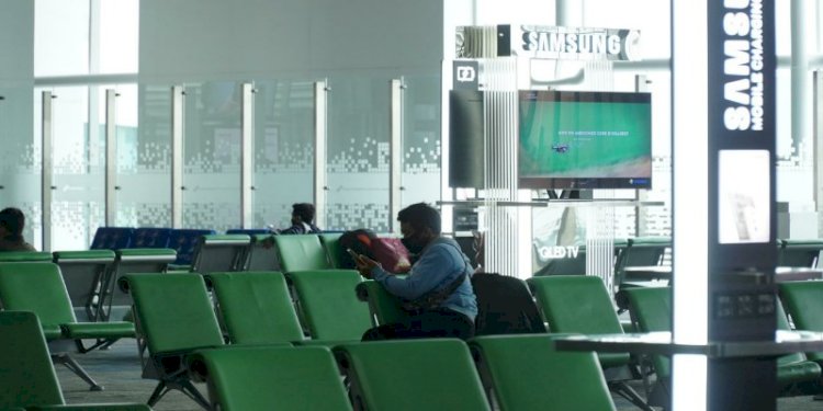 Suasana di Bandara A Yani Kota Semarang