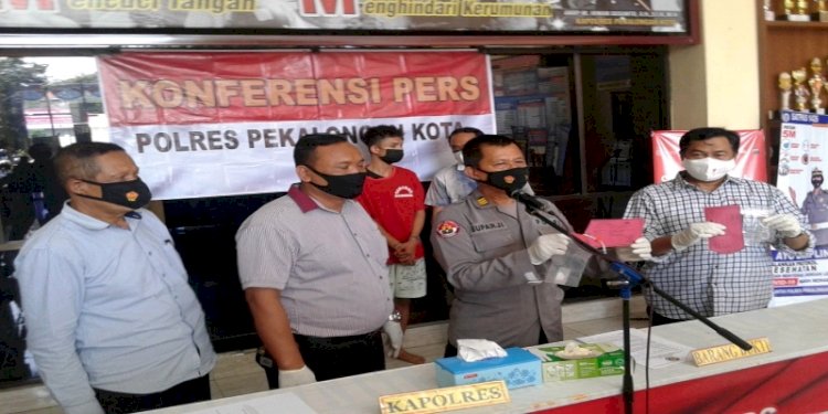 Polres Pekalongan Kota ungkap kasus narkotika jenis sabu, Rabu (28/7) / RMOL Jateng 