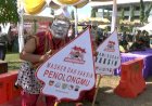 Ada Punakawan di Sentra Vaksinasi Merdeka Candi