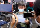 Ratusan Wanita Hamil dan Difabel Jalani Vaksinasi di Mapolres Pekalongan Kota