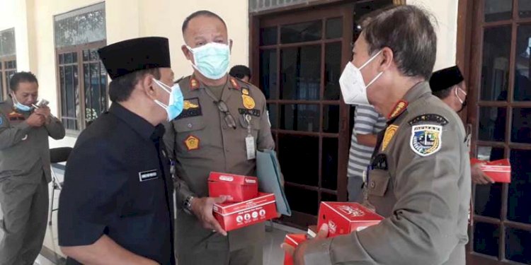  Audiensi DPRD Demak, GP Ansor, dan Satpol PP Kabupaten Demak, di Gedung Paripurna DPRD Demak, Kamis (5/8). RMOL Jateng 