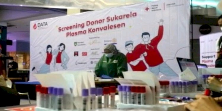 skrinning calon pendonor plasma konvalesen. /RMOL Jateng 