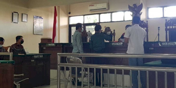 Sidang praperadilan kasus pembobolan Bank Jateng di PN Semarang, Jumat (17/9). RMOL Jateng