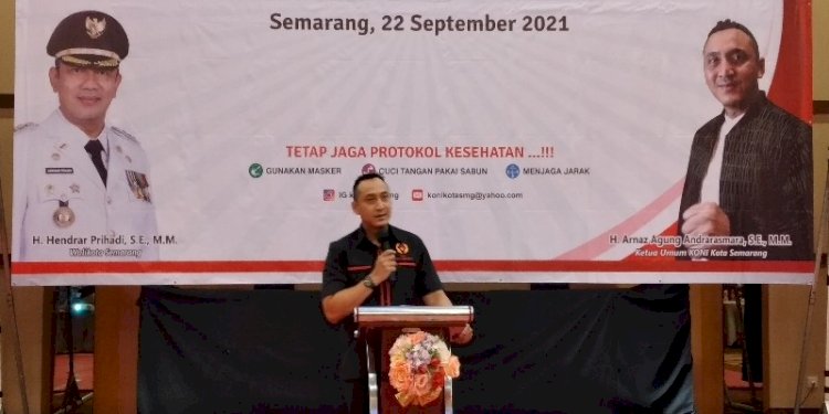 Ketua KONI Kota Semarang Arnaz Agung Andrarasmara/RMOLJateng