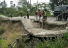 Jalan Poros di Desa Penawangan Ambrol, Ketua DPRD Kabupaten Semarang Akui Belum Bisa Merealisasikan Perbaikan