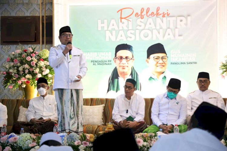Gus Muhaimin saat Refleksi Hari Santri Nasional di Kota Semarang/ist