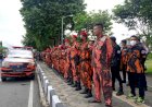 Gelar Apel Siaga, Pemuda Pancasila Karanganyar Kirimkan Pernyataan Sikap ke DPR RI