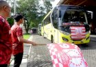 Wali Kota Gibran Berangkatkan 100 Suporter Persis ke Bogor