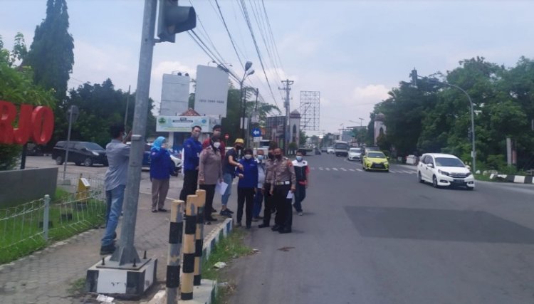 Salah satu titik pemasangan kamera ETLE di terminal Sukoharjo