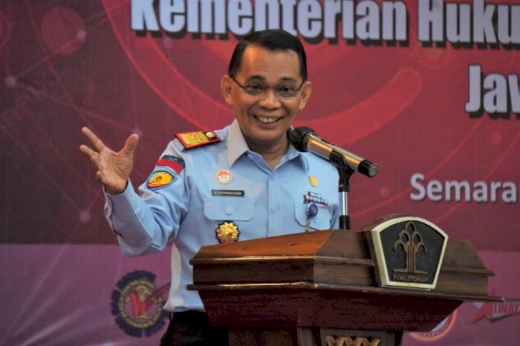 Kepala Kantor Wilayah Kemenkumham Jawa Tengah A. Yuspahruddin. 