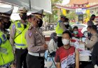 Vaksin Booster On The Spot Hari Pertama Operasi  Keselamatan Lalu Lintas Candi 2022