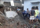Hujan Deras, Pondasi Masjid di Purbalingga Longsor