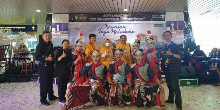 Para penari Soledo selepas dipentaskan dalam suatu acara beberapa waktu lalu. Dok Disparpora Kab. Magelang
