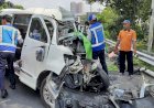 Dua Pengendara Tewas Terlibat Kecelakaan di Tol Tembalang