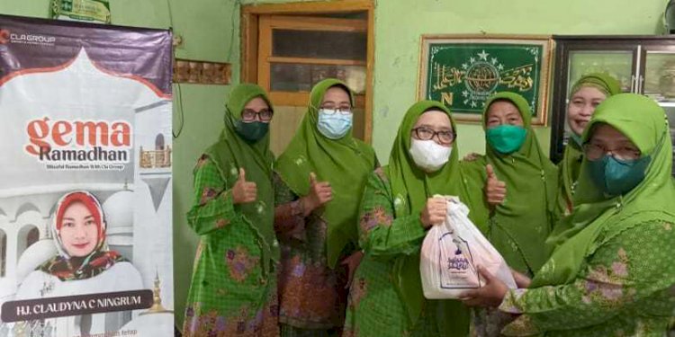 Ratusan paket Lebaran diserahkan bagi anggota Muslimat Semarang Timur dalam memperingati Hari Raya Idul Fitri 1443 H. Dok