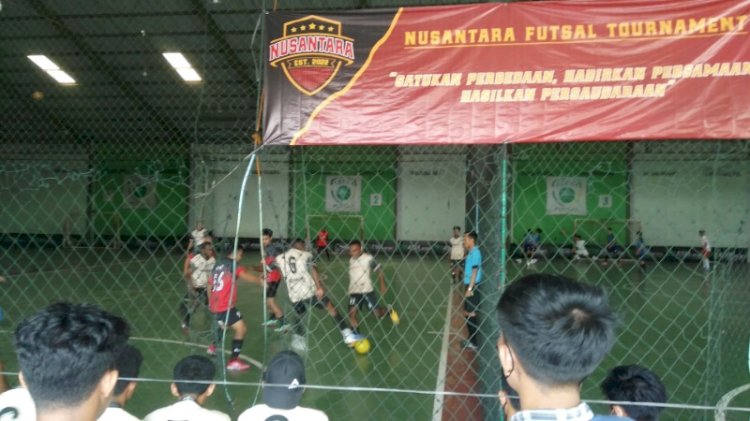 26 tim, Putra-Putri berlaga di turnamen Futsal 2022 diadakan Club Terlena terpusat di Kemiri, Kota Salatiga, Sabtu (7/5). 