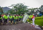Meriahnya Gobar 1 Tahun Katahati, Diramaikan 11 Komunitas Gowes dari Semarang dan Demak