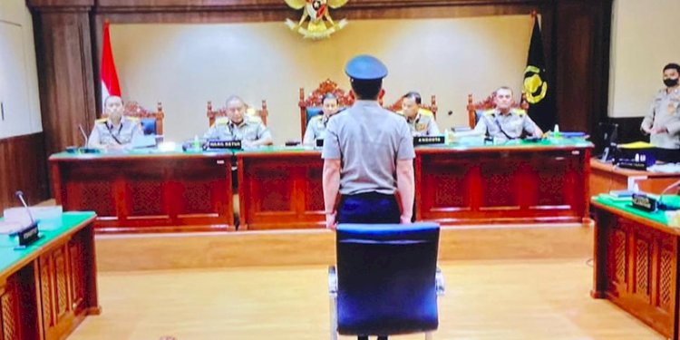 Sidang Komisi Etik memutuskan Irjen Ferdy Sambo diberhentikan secara tidak hormat/Ist