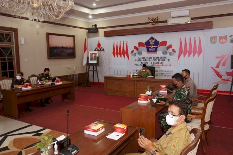 Bupati Zaenal Arifin memimpin Rapat Tim Pengendalian Inflasi Daerah bersama OPD terkait. 