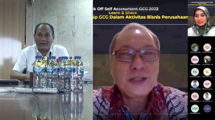 PT Semen Gresik menyelenggarakan Kick Off Self Assessment Good Corporate Governance secara virtual dengan tema “Penerapan prinsip GCG dalam aktivitas bisnis perusahaan”.