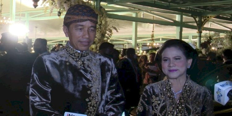 Presiden RI Joko Widodo dan Ibu Iriana/RMOLJateng