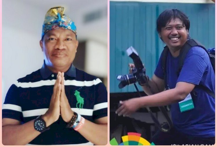 Jurnalis RMOL Jateng Stefy Thenu (kiri) dan Gholib jadi jawara dalam ajang Anugerah Jurnalistik Pertamina (AJP) 2022, yang diumumkan Jumat (16/12) malam. 