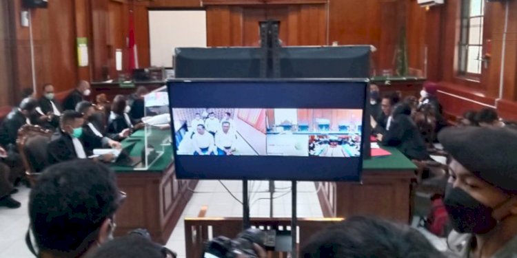 Sidang tragedi Kanjuruhan di PN Surabaya/RMOLJatim