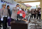 441 Unit Knalpot Brong Dimusnahkan Polres Kebumen