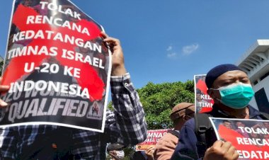 Demo Tolak Kedatangan Tim Israel