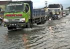 Pantura Semarang-Demak Terendam Banjir Rob