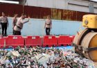 Polres Demak Musnahkan 5139 Botol Miras Menjelang Hari Raya Idul Fitri