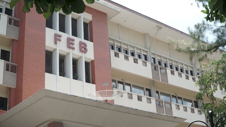 Gedung Pogram Studi (Prodi) S1 Manajemen Fakultas Ekonomika dan Bisnis (FEB) UKSW. 