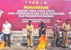 1.598.090 Batang Rokok Ilegal Dimusnahkan
