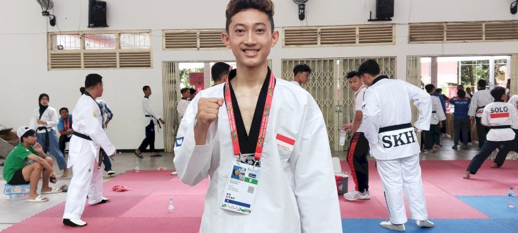 Azis Hidayat akhirnya mampu membuktikan diri menyumbang medali emas di Porprov XVI dan Peparprov Jawa Tengah Tahun 2023 di Pati Raya, Minggu (6/8). 