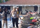 Puluhan Motor Balap Liar Dikandangkan Satlantas Polres Semarang