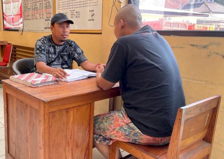 Pelaku residivis pelaku kejahatan spesialis jambret dibekuk Satreskrim Polres Salatiga, Selasa (5/9).