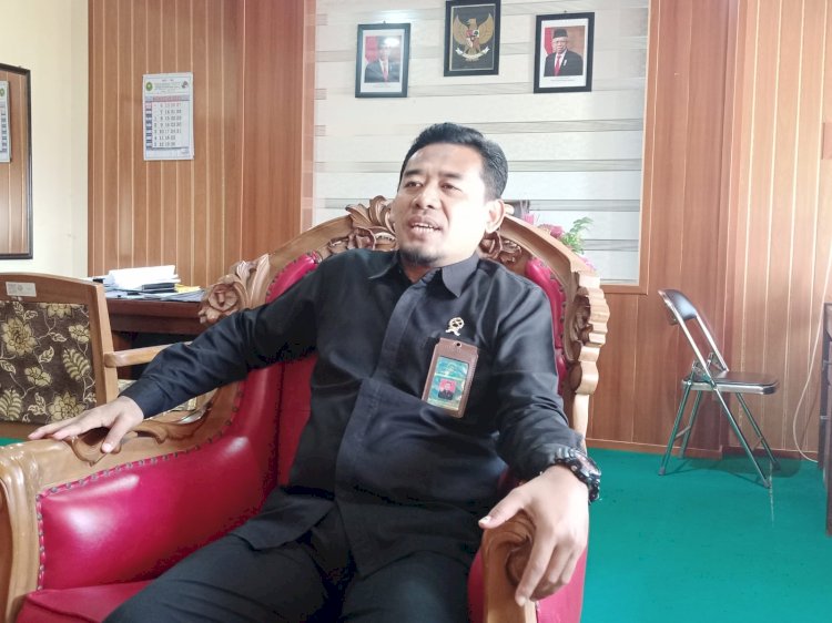 Wakil Ketua Pengadilan Negeri Blora, Muhamad Fauzan Haryadi, saat ditemui di ruang kerjanya.  