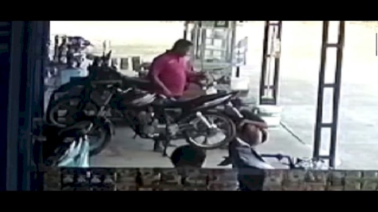 Tangkapan layar rekaman CCTV penganiayaan warga Kemadohbatur Grobogan. Dok