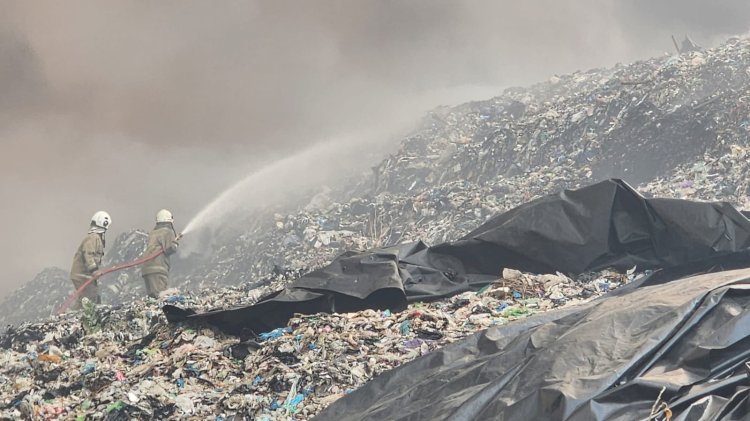 TPA Jatibarang Semarang alami kebakaran, Senin (18/9) RMOL Jateng