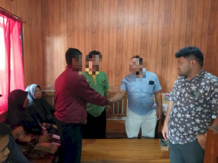 Kedua belah pihak sepakat perkara diselesaikan secara kekeluargaan