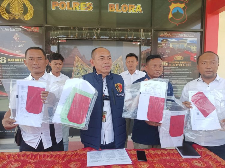 Konferensi Pers Polres Blora