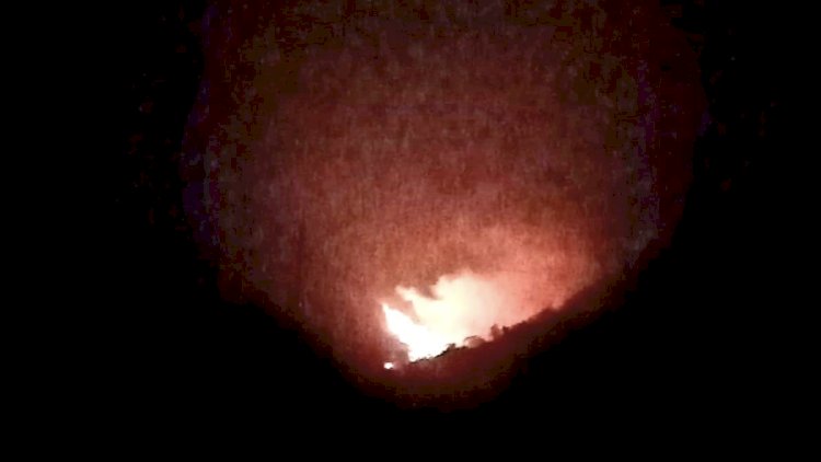 Kawasan Lereng Gunung Ungaran Kabupaten Semarang dilanda kebakaran. Dok