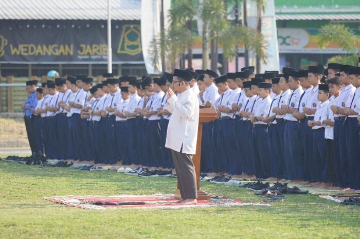 Santri Ponpes Assalaam gelar salat Istisqa dan doa bersama untuk umat muslim Palestina