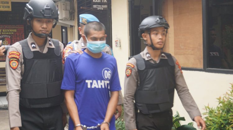 Tersangka pencuri di gudang PDAM Purbalingga diringkus polisi.